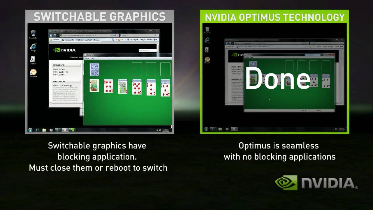 Nvidia Optimus Technology in Action