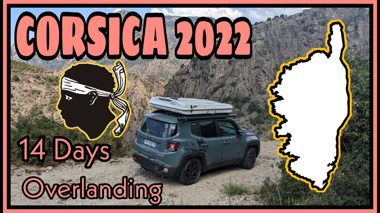 CORSICA 2022 on the road - Jeep Renegade ADVENTURE