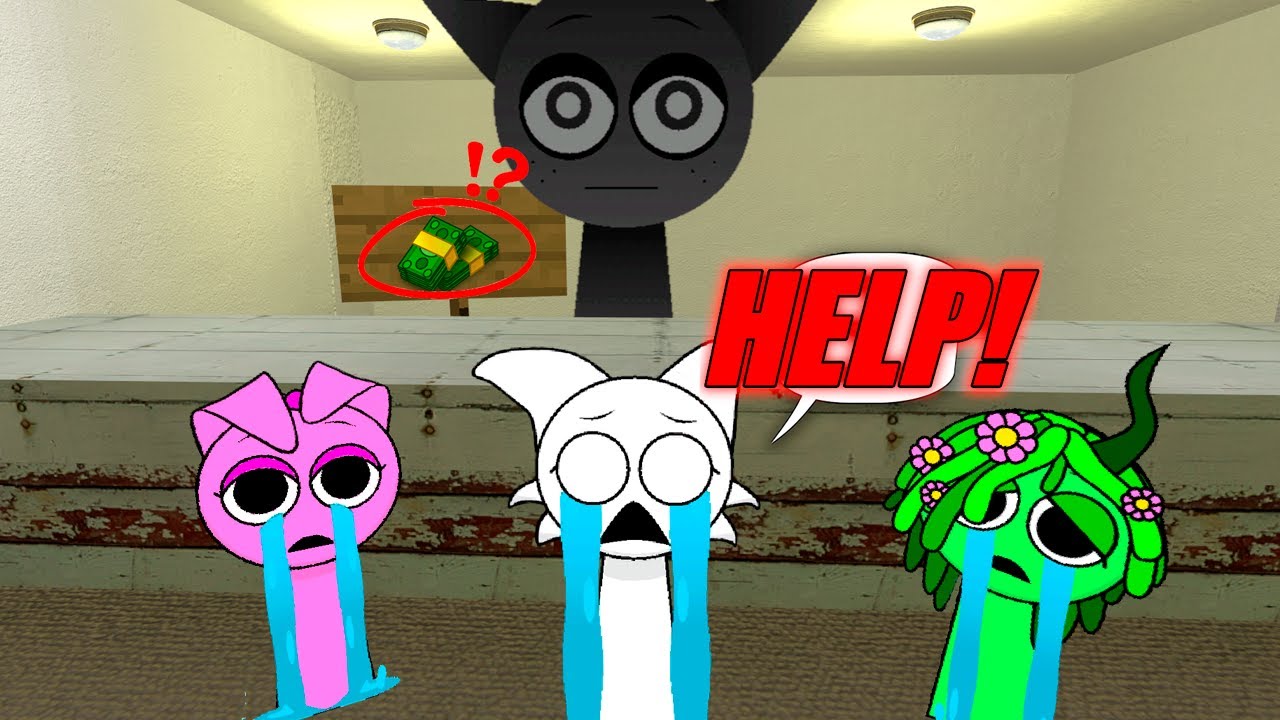 Sad Sprunki Kids Wants Me to Save Them from Angry Gray and find their Sprunki Moms