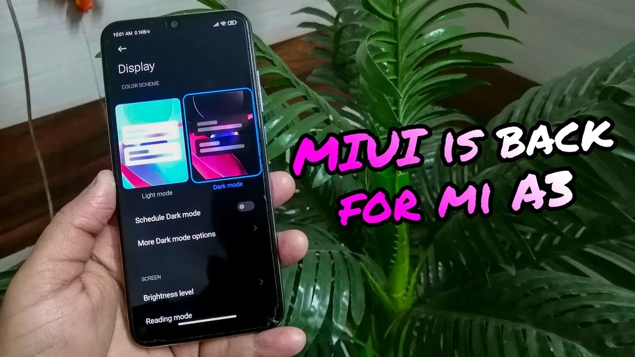 MIUI 12 FOR MI A3 IS BACK
