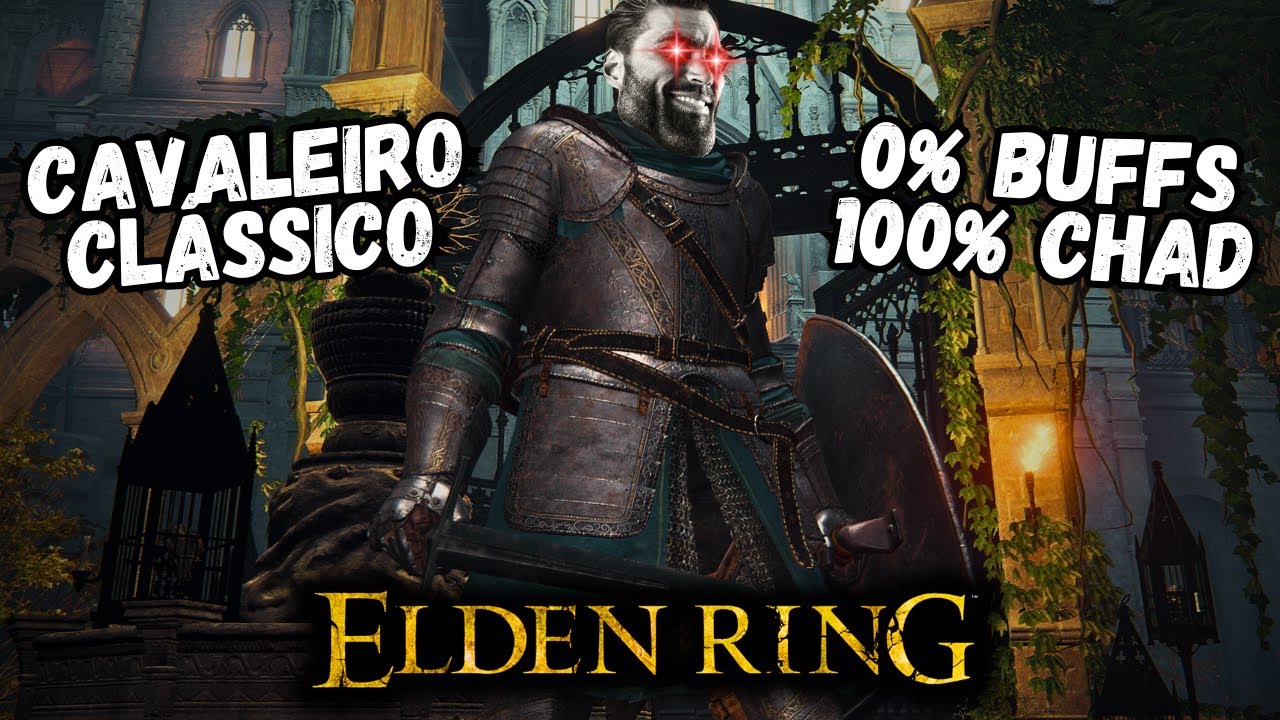Elden Ring com Build de Cavaleiro