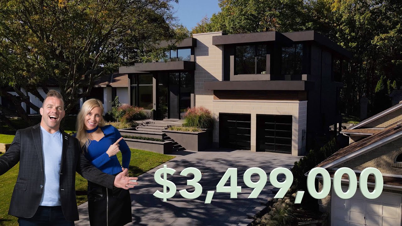 Inside niagara's most AMAZING Modern home with a movie theater | Mac Inc.