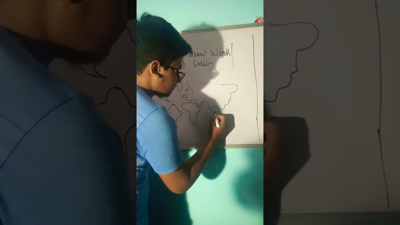 how to draw world map //..