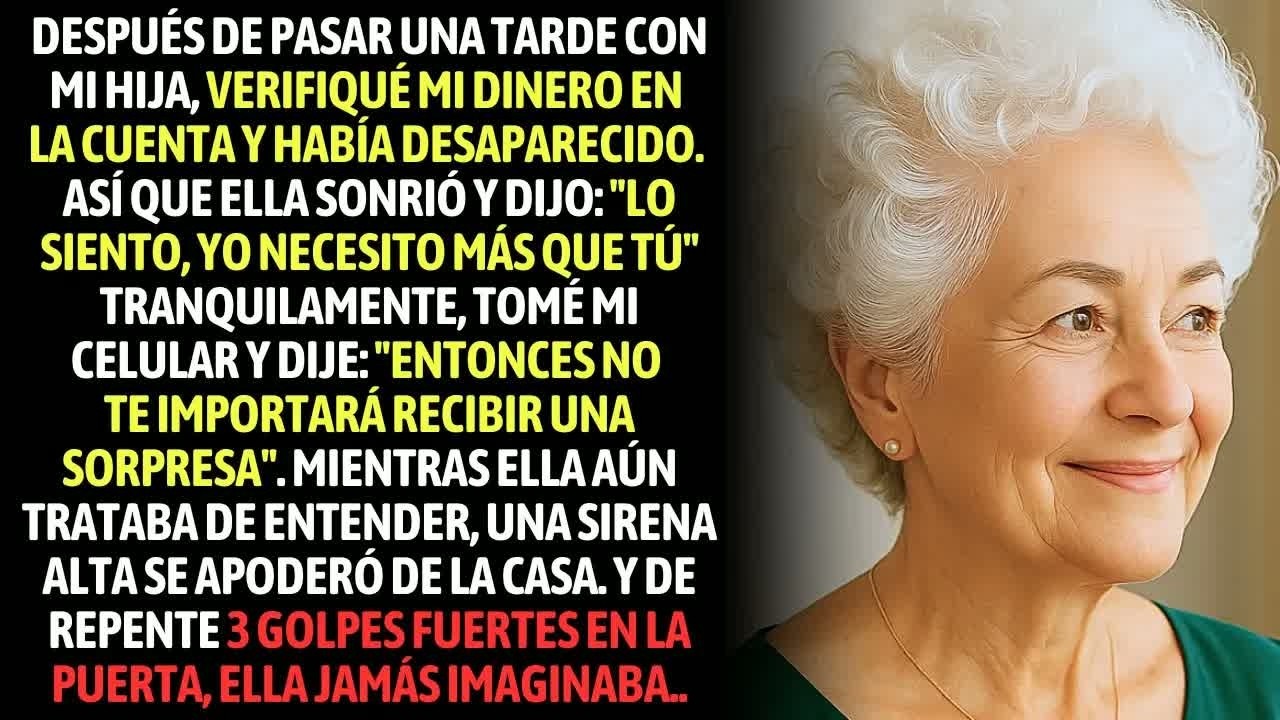 Después De Pasar Una Tarde Con Mi Hija, Verifiqué Mi Dinero Y Había Desaparecido. Ella Sonrió...