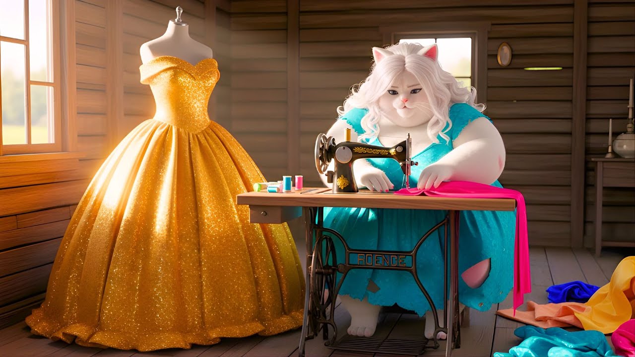 🌆🐱 From a Poor Cat to a Fashion Icon – The Story That Stunned the City!