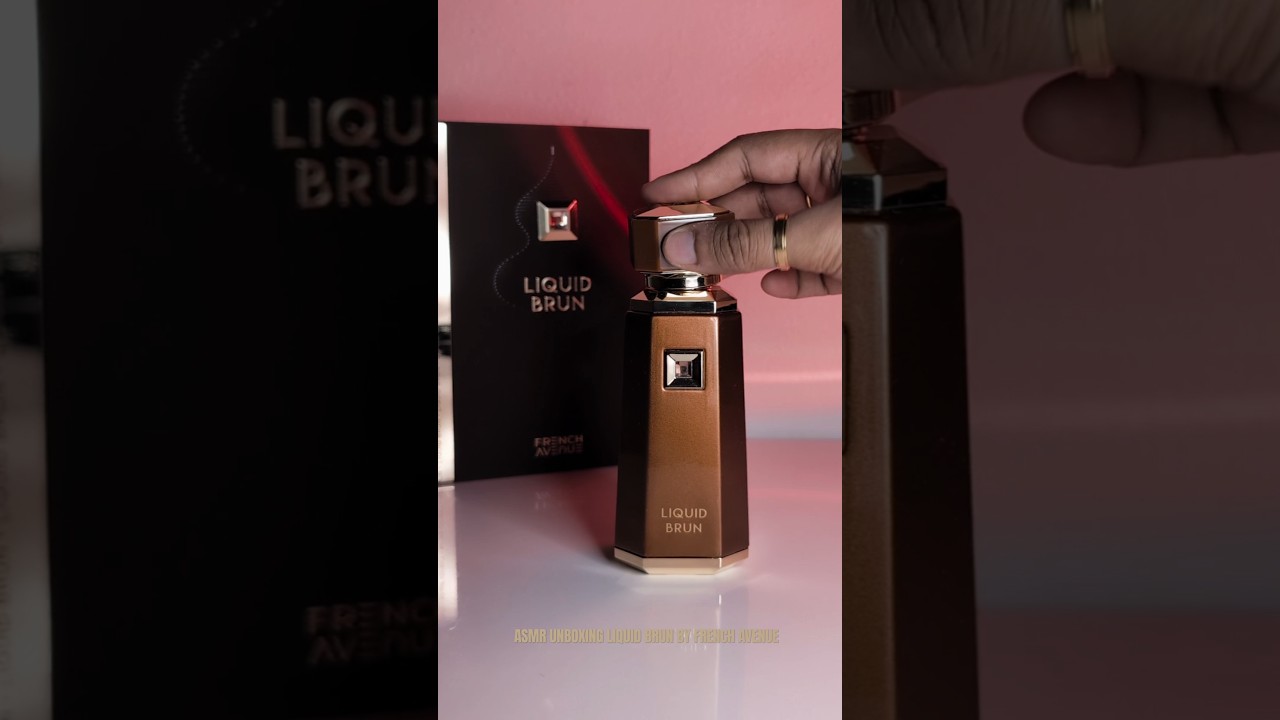 ASMR Unboxing Liquid Brun by French Avenue 🎁 #decodingscents #fragrance #unboxing #fragranceworld
