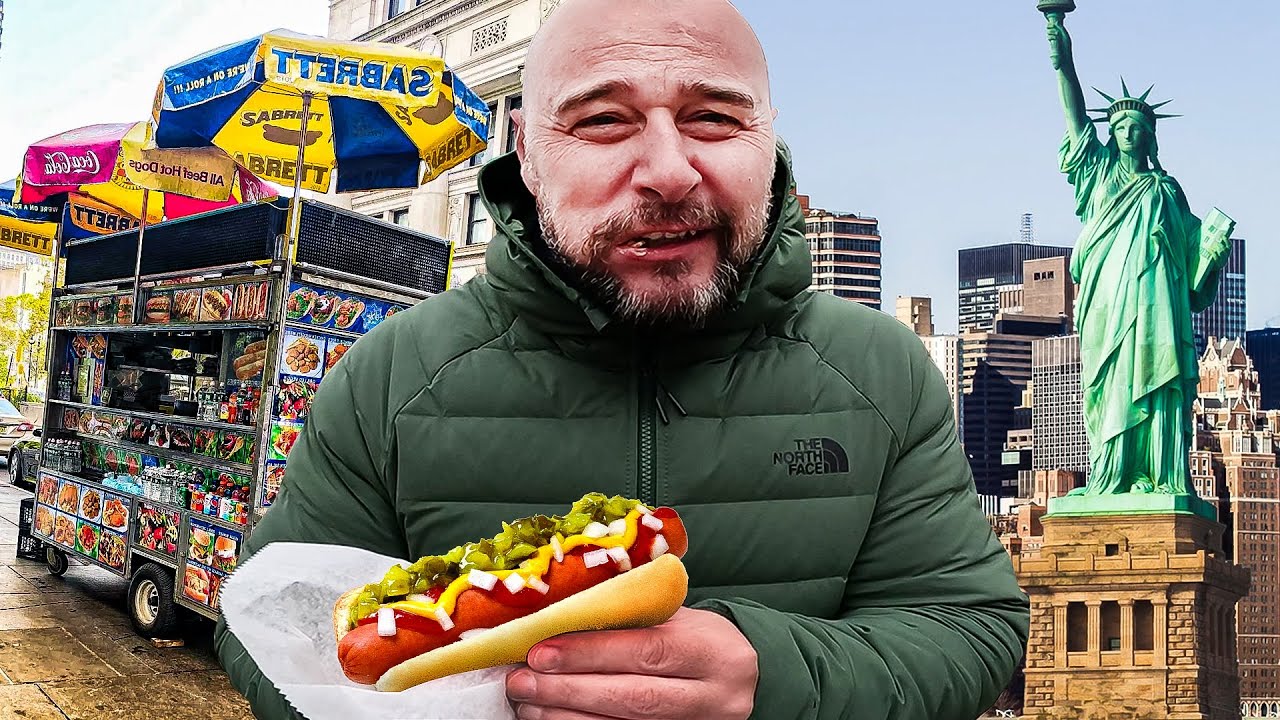 TESTUJEMY ULICZNE JEDZENIE z NOWEGO JORKU!