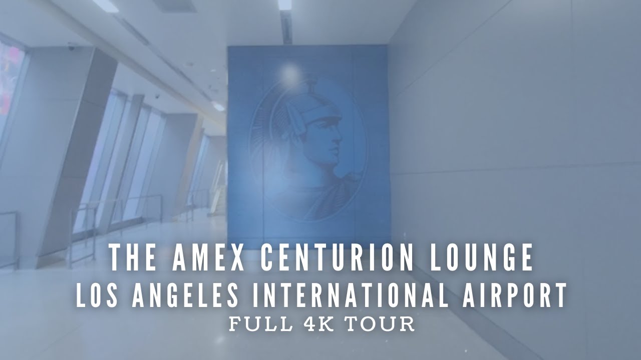Centurion Lounge at Tom Bradley International Terminal | Los Angelos Airport | Full 4k Tour*
