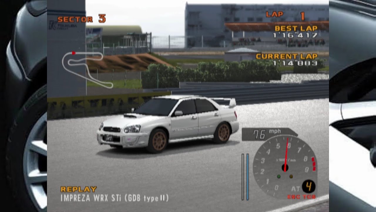 Enthusia Professional Racing [PCSX2] - Time Attack Replay (Subaru Impreza WRX STI (GDB Type II))