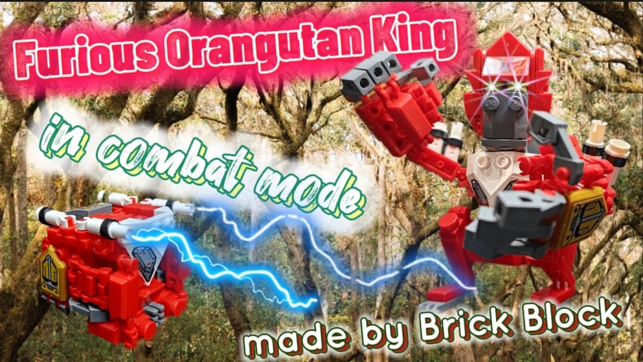 Furious Orangutan King in combat mode