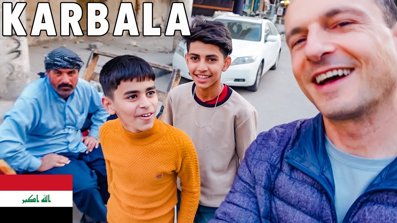 Beautiful KARBALA, Day 1 - American in IRAQ Holy City Travel Vlog 🇮🇶 أمريكي مندهش أول يوم في كربلاء