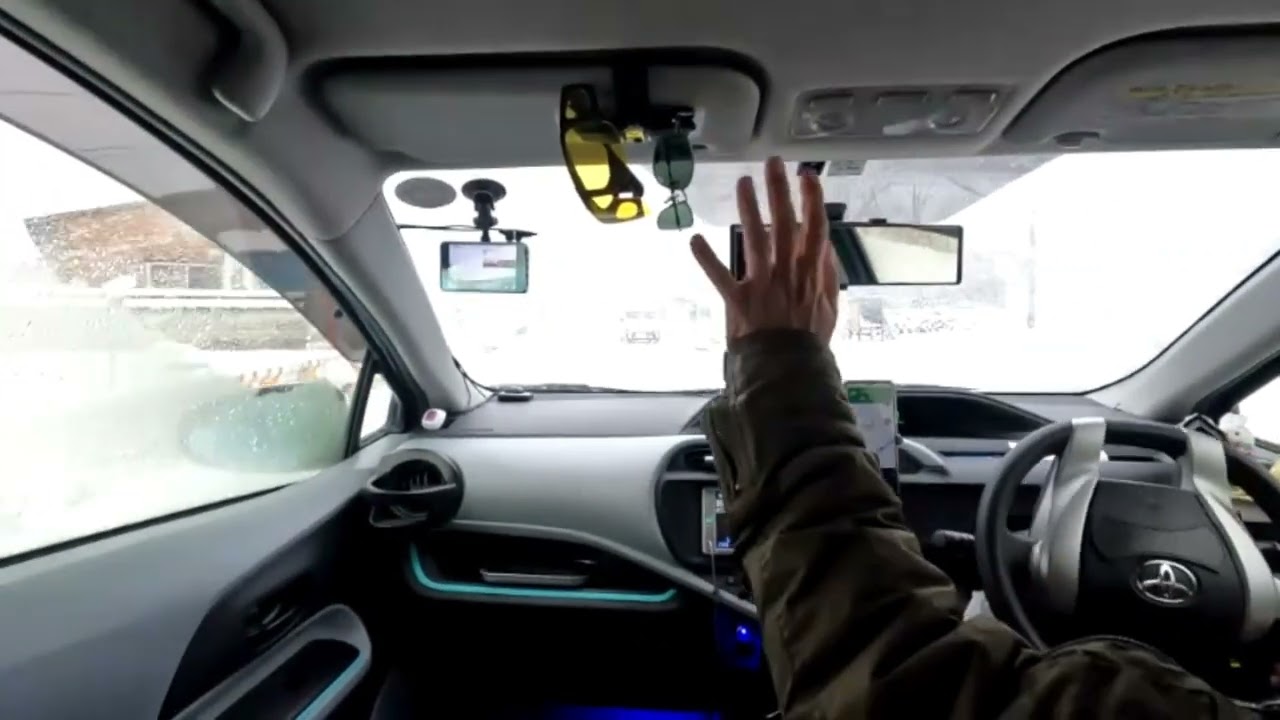 【Vlog】雪の日の通勤　静原　途中峠　江文峠