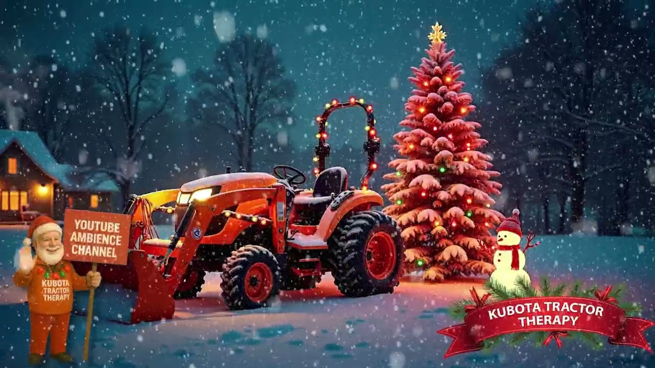 Kubota Christmas Ambience SNOWSTORM ASMR 24