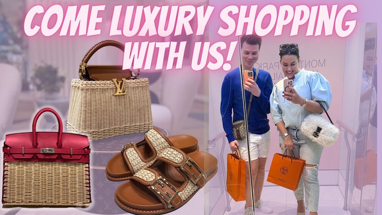 LUXURY SHOPPING AT HERMES, LOUIS VUITTON, FENDI & BOTTEGA - VLOG 🛍 SS23