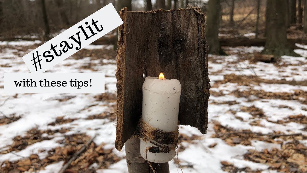 Bushcraft Candle Holder Tips!