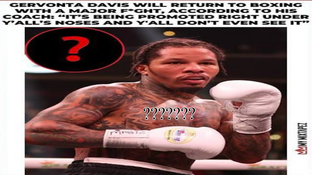 CALVIN FORD SAYS GERVONTA DAVIS HAS A MYSTERY OPPONENT! HERE’S WHO IT WILL BE!