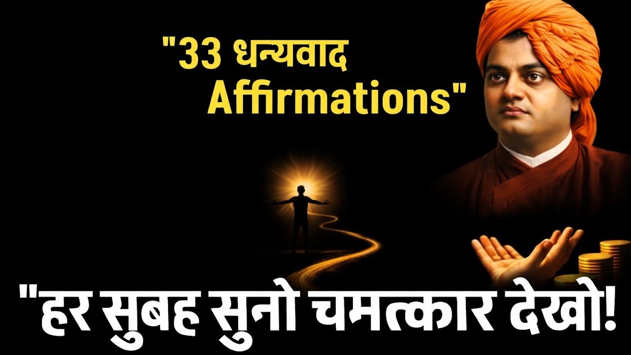 रोज सुबह सुनो - 33 शक्तिशाली Gratitude Affirmations | Spiritual Success #thankyouuniverse #universe