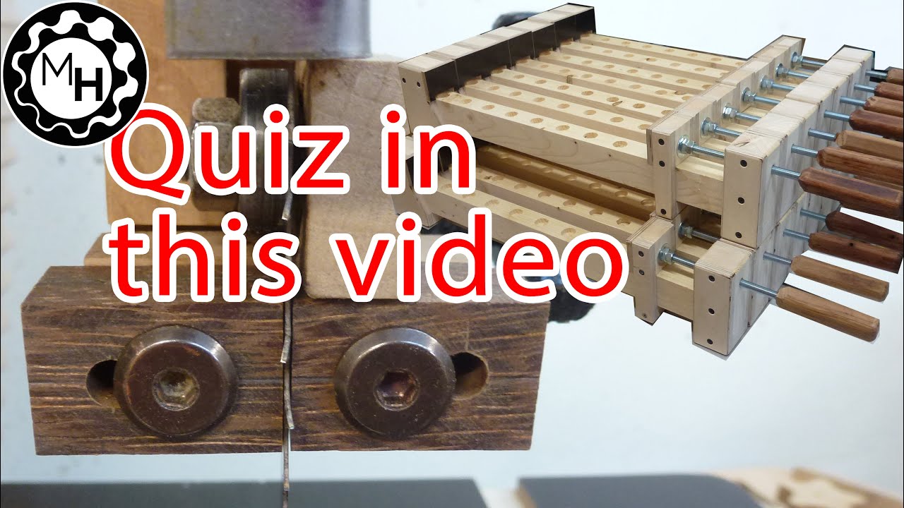 Bandsaw Guide Blocks, Homemade Clamps and a Quiz (Random Shop Stuff 3)