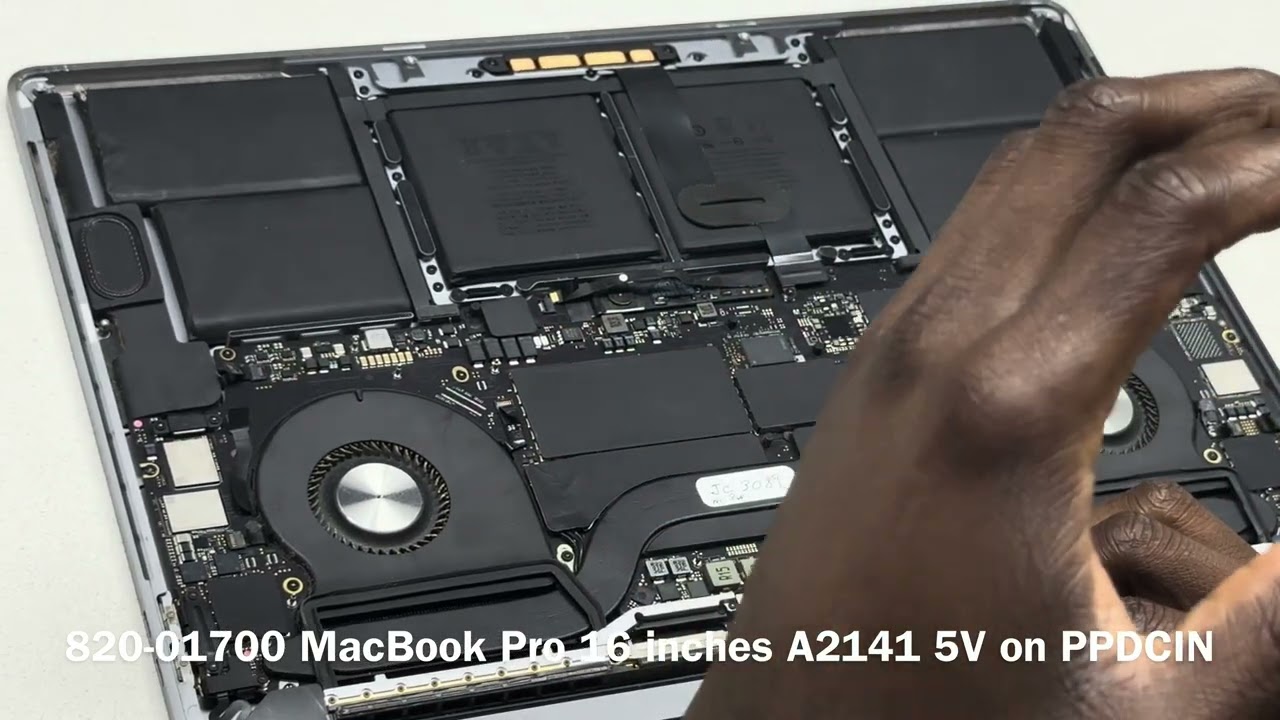 MacBook Pro 16 inches A2141 Stuck on 5V