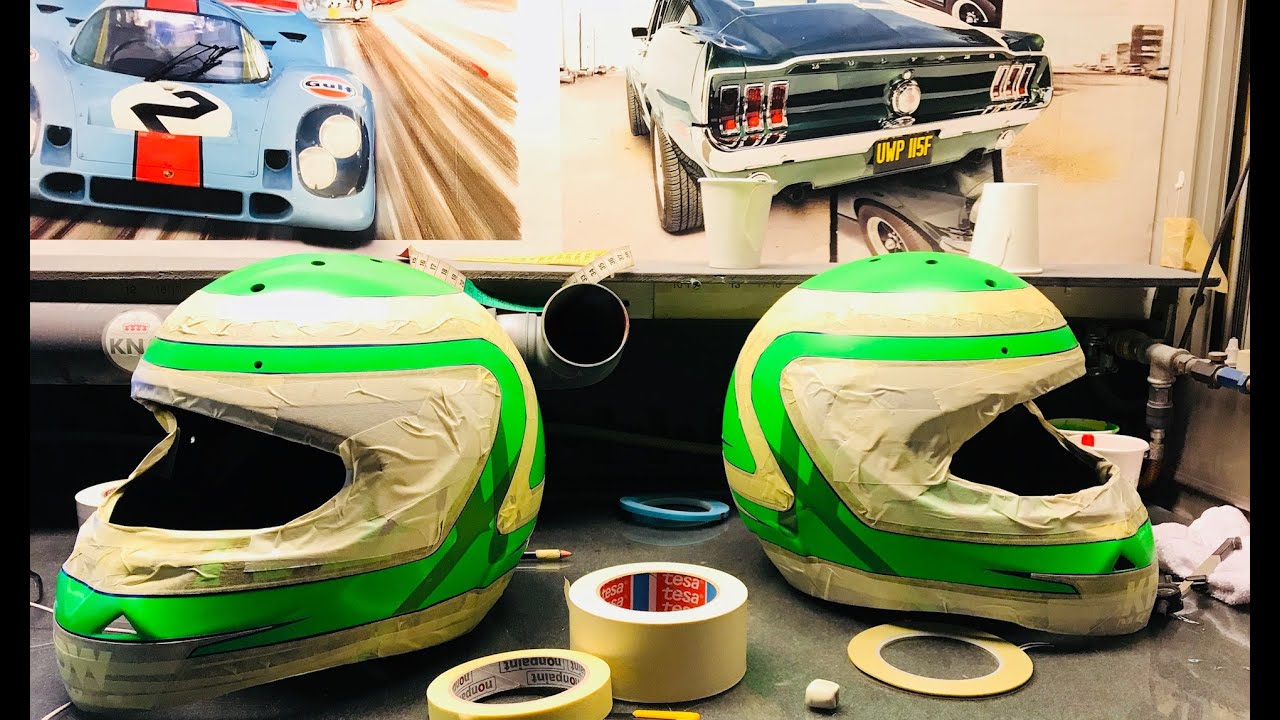 HOW PAINT A HELMET STEP BY STEP - VLOG32 PART1/2