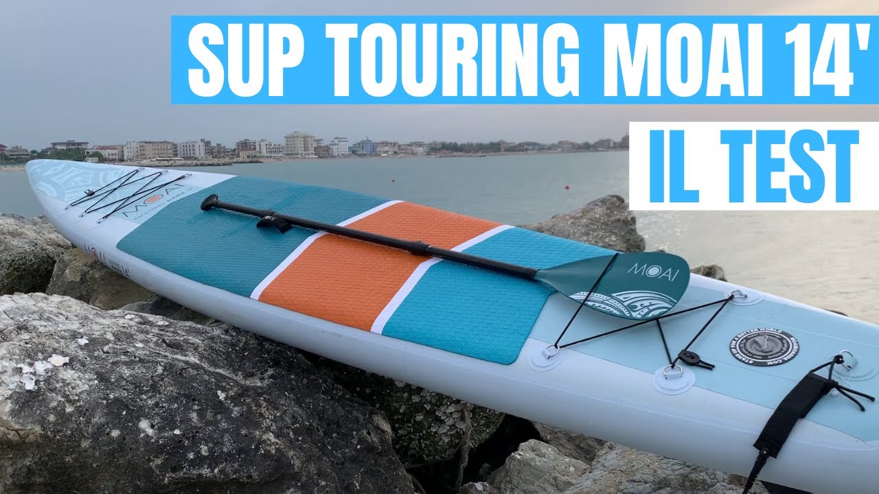 SUP gonfiabile - MOAI Touring Race 14' - Recensione e prova in acqua