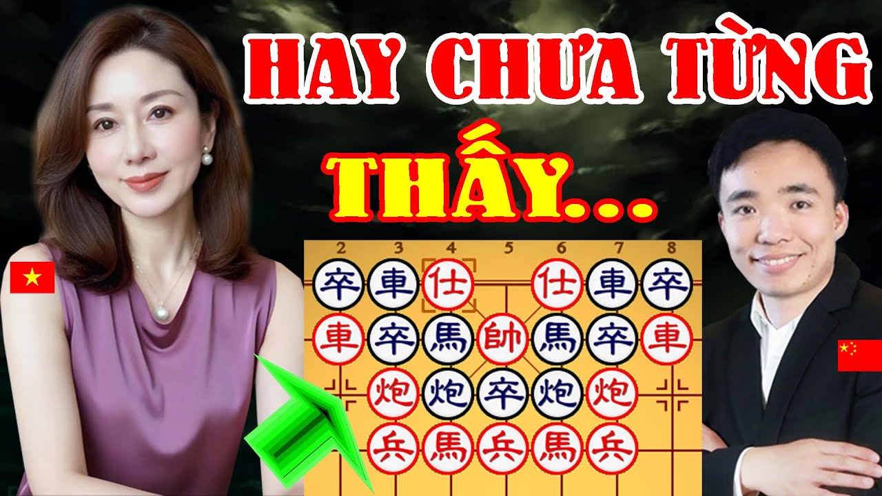 🔴 CỜ TƯỚNG | XẢO DIỆU PHẾ XE PHÁO MÃ CẢ CHINA CÂM NÍN