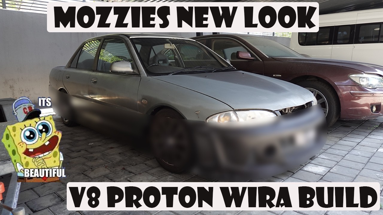 My V8 proton Wira Build gets a new body kit.