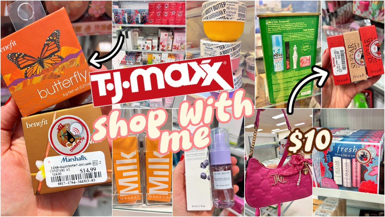 TJ MAXX SHOP WITH ME OMG! BENEFIT BLUSHES?! FRESH SKINCARE, MILK MAKEUP, ABH, SIGMA AND SO MUCH MORE