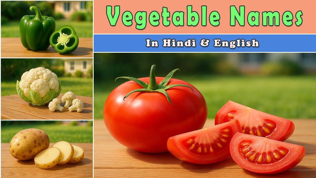 Veggie Time! 🥬 Learn Vegetable Names with Fun Pictures | JUNIOR LEARNING VERSE