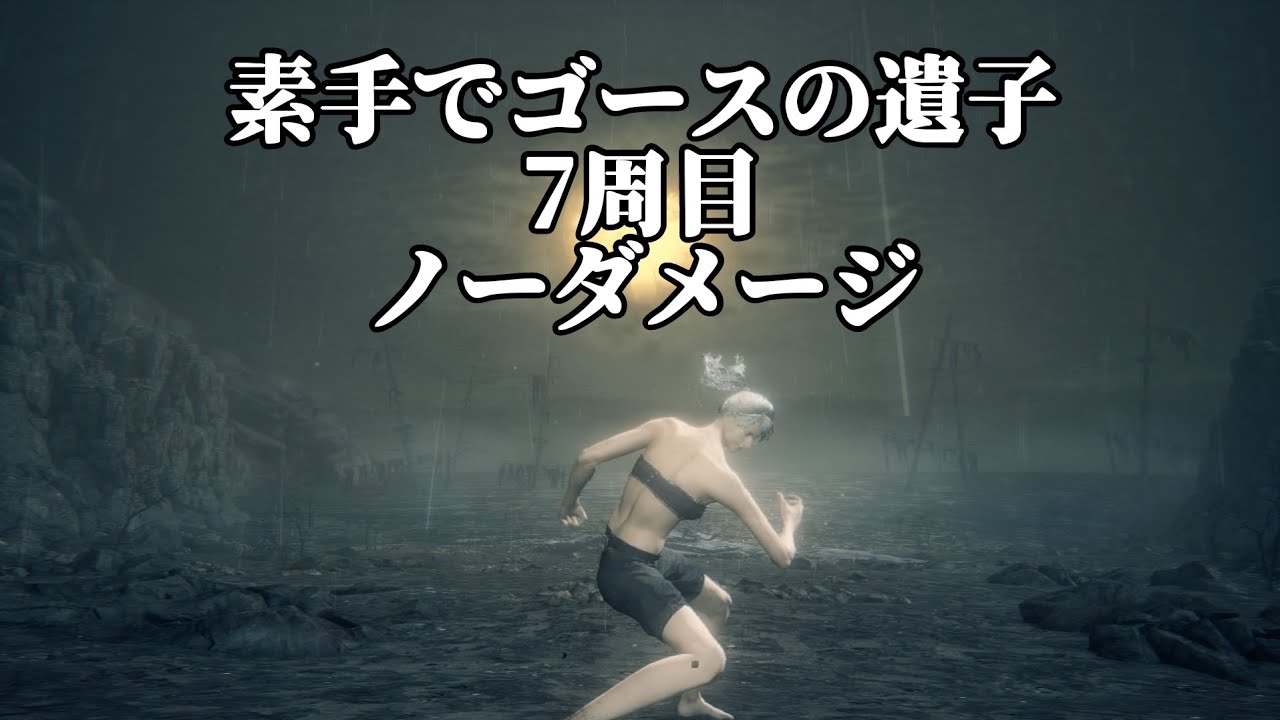 【Bloodborne】素手でゴースの遺子 7周目 ノーダメージ レベルカンスト#bloodborne 