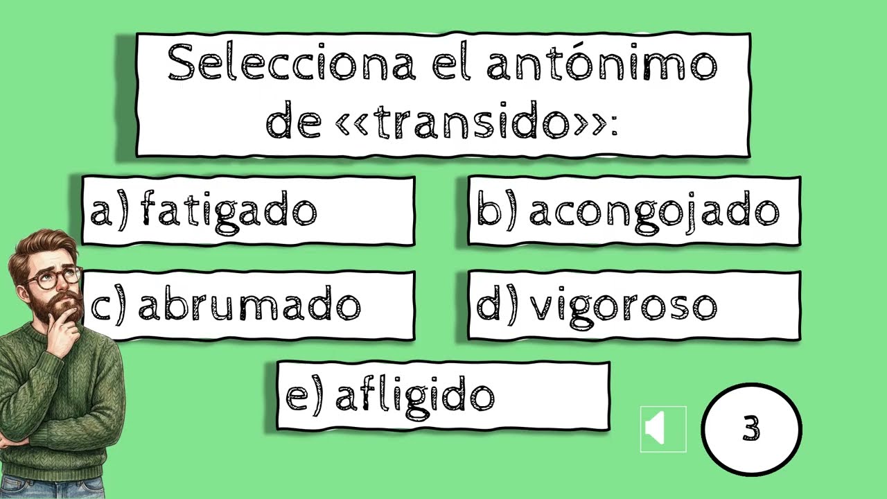 Antónimos en menos de 15 minutos. Epi. Nº2. Razonamiento verbal. Pruebas de  ingreso a Universidades