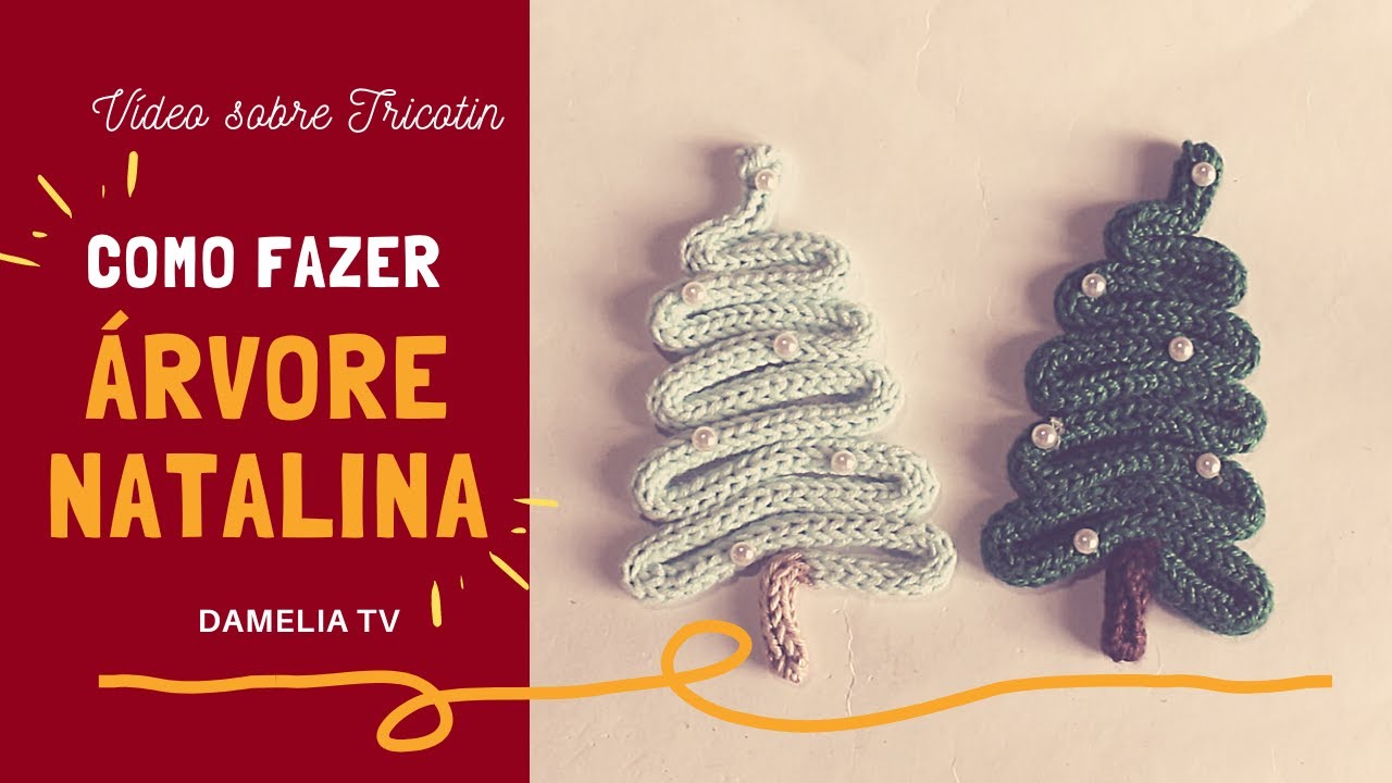 Como modelar ÁRVORE DE NATAL em Tricotin