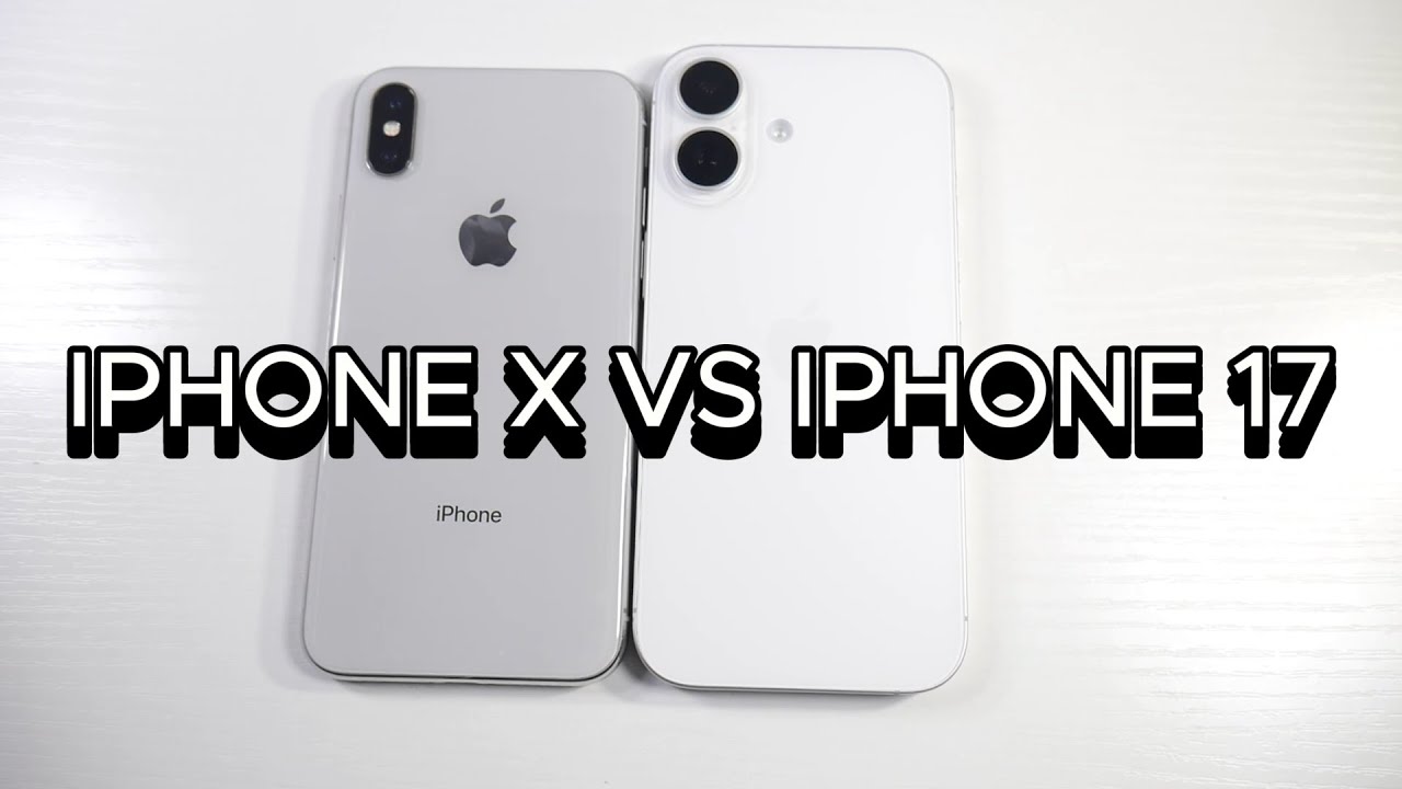 iPhone X VS iPhone 17 Speed Test!