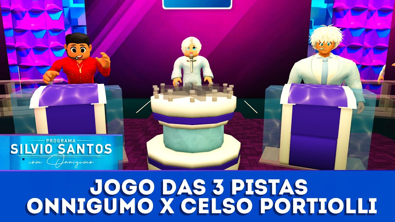 Jogo das 3 Pistas | Onnigumo X Celso Portiolli | Programa Silvio Santos - (23/06/24)