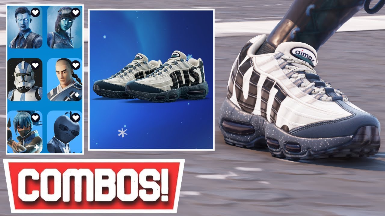 *NEW* BEST NIKE AIR MAX 95 'MT. FUJI' KICKS COMBOS! | Fortnite