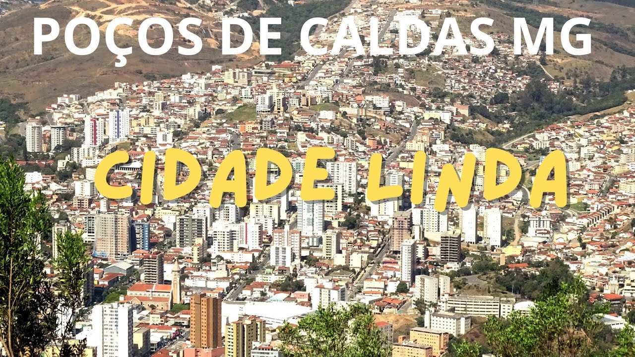 Poços de Caldas MG imagens áreas jamais feito antes 