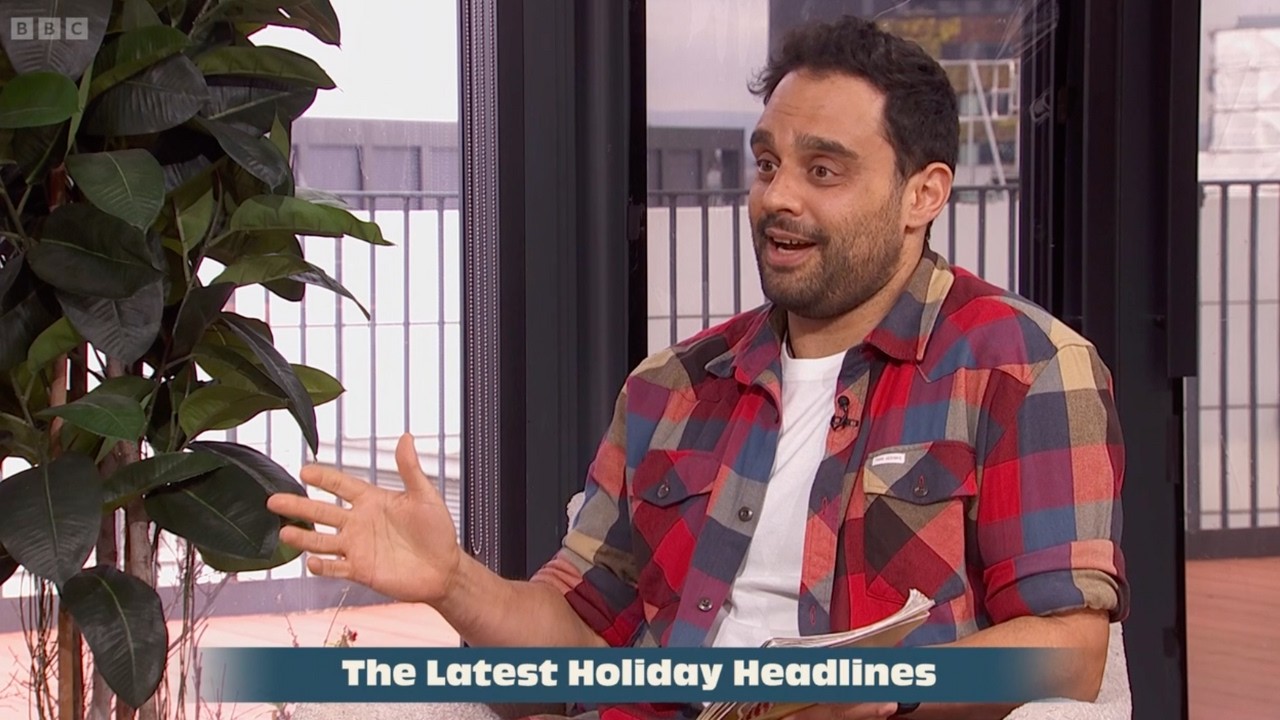 Travel expert Ash Bhardwaj on BBC Morning Live - 02 Feb '26