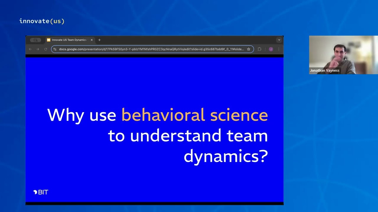 Working Together, Better: Using Behavioral Science to Strengthen Team Dynamics