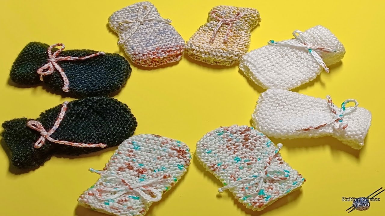 How to ***Knit baby Mittens *** EASY