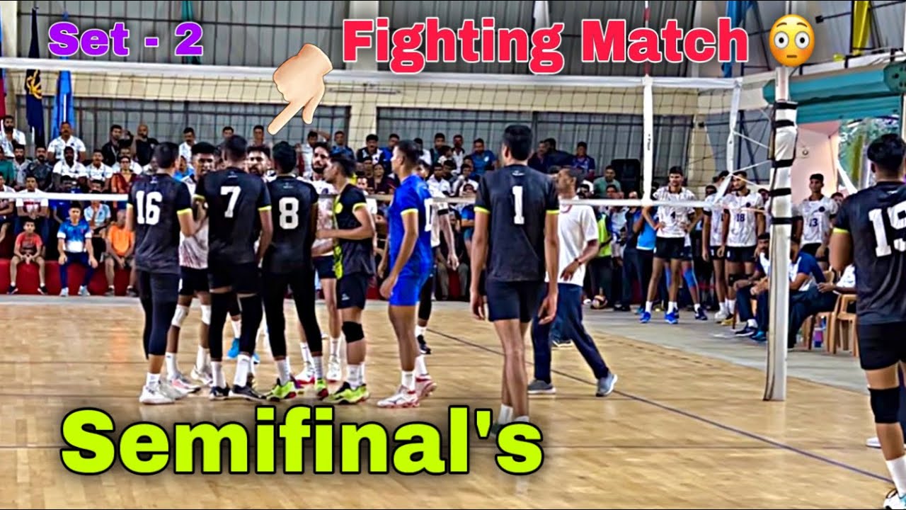 Fighting Match 😳 Indian Navy Vs Army Green 💥 Set - 2 | Inter Services 2023