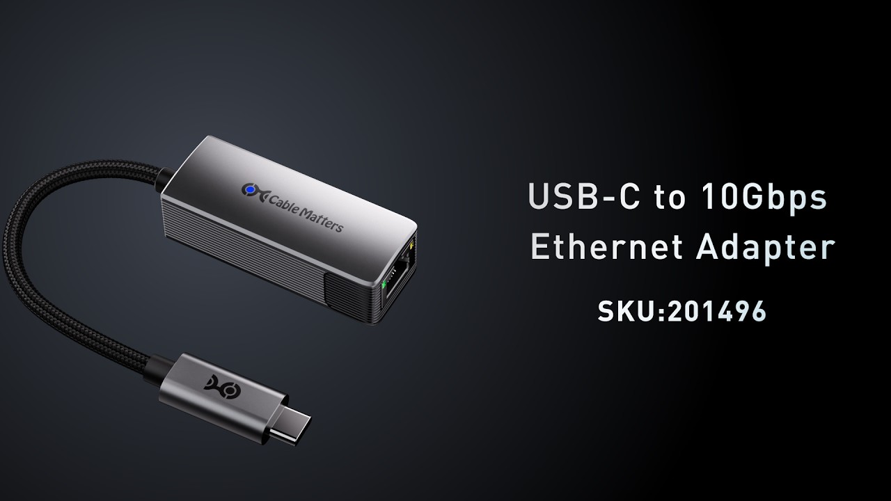 Cable Matters USB-C to 10Gb Ethernet Adapter