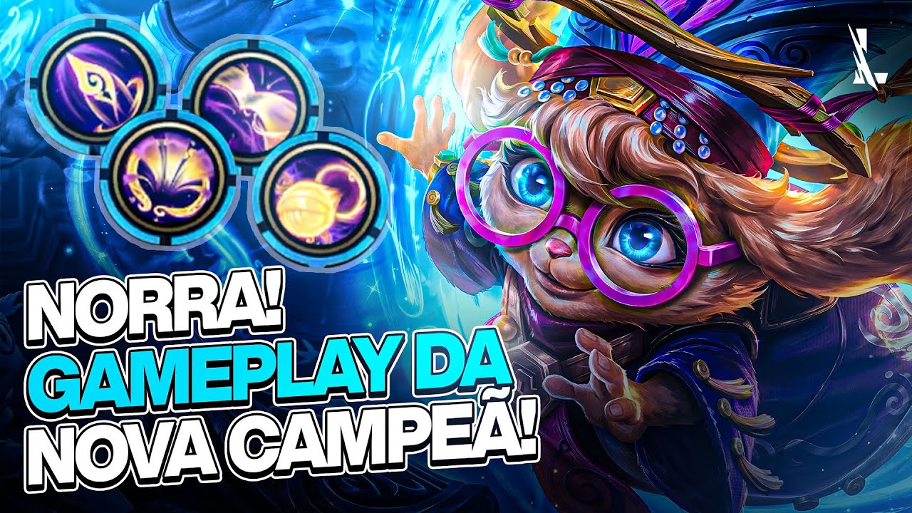 GAMEPLAY DA NORRA A CAMPEÃ EXCLUSIVA, TA VINDO QUEBRADA? | LoL Wild Rift