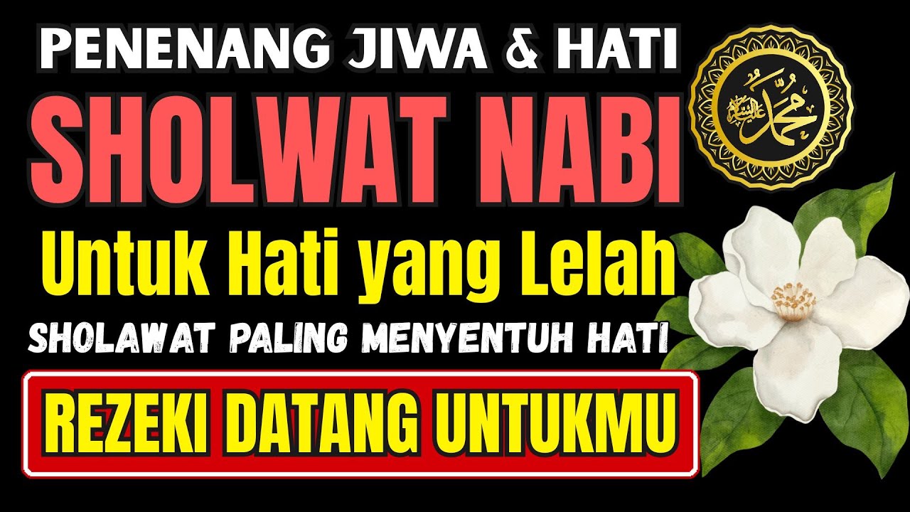 SHOLAWAT JIBRIL PENARIK REZEKI PALING DAHSYAT,wajib amalkan