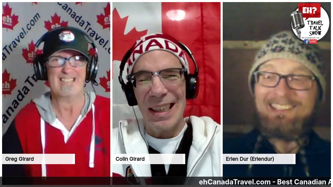 Erlen Dur, who completed a 15000 km Canadian bike ride, is our guest on the EH? Travel Talk Show