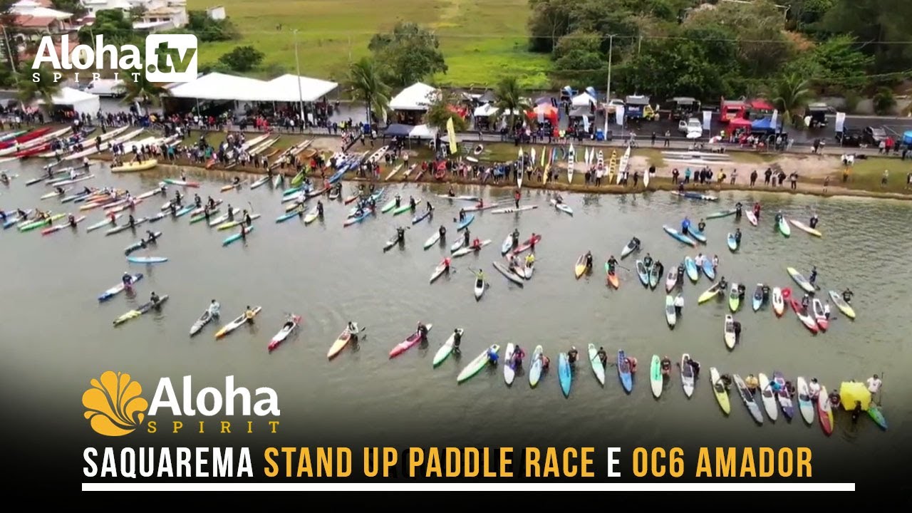 SAQUAREMA . STAND UP PADDLE RACE E OC6 AMADOR