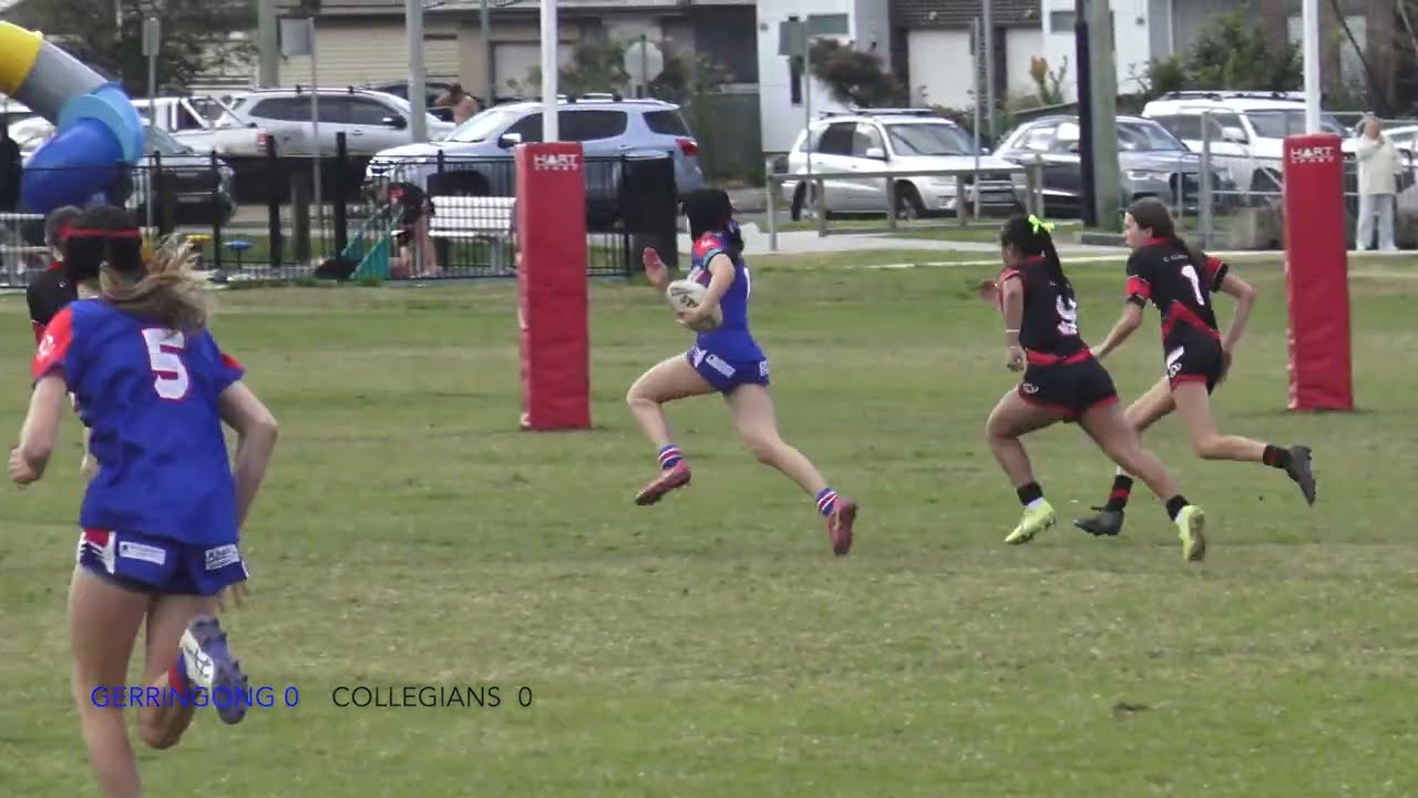Gerringong V Collegians: U16 Girls Tackle Illawarra Group 7 Premier Division RD14. Sat 26th Jul 2025