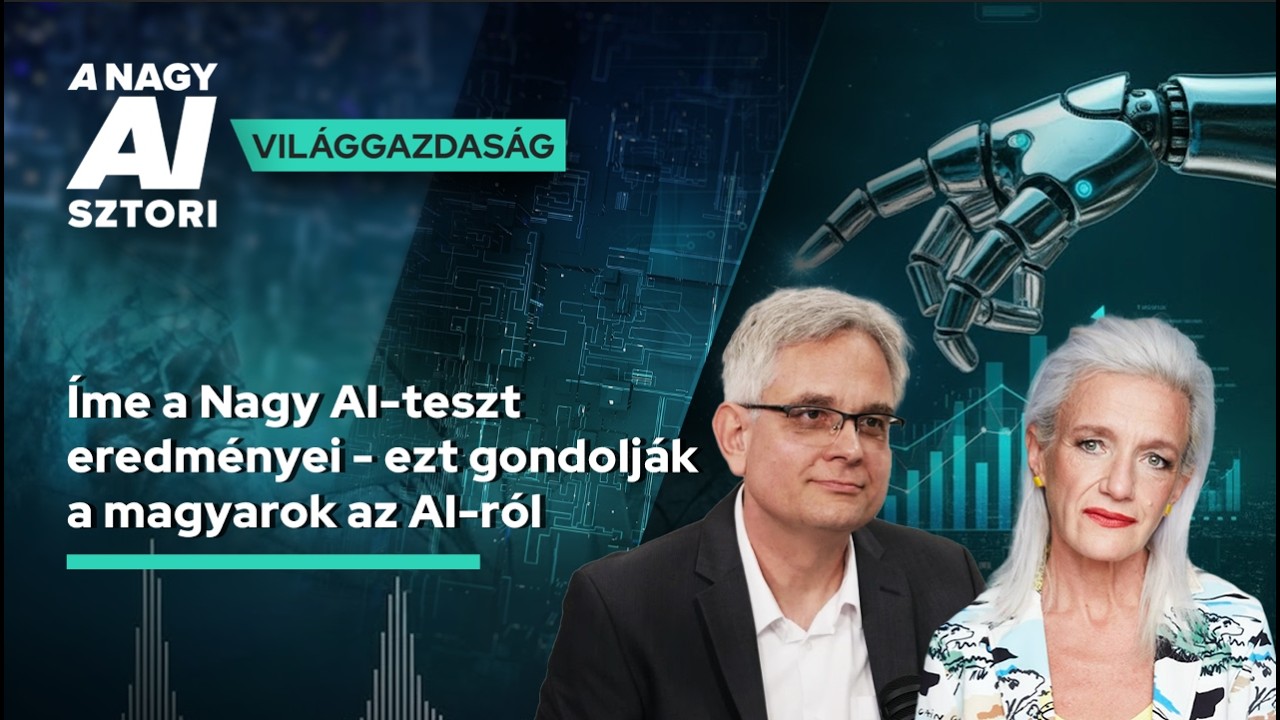 A nagy AI-sztori: Ezek lettek a Nagy AI-teszt eredményei - ezt gondolják a magyarok az AI-ról