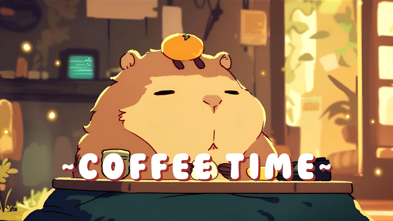 Capybara Music Lab - Ambient Study Beats Mix ~ Warm Feelings ~ 🦫 🌿 ☕
