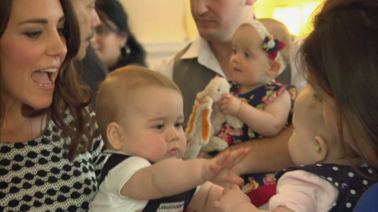Prince George and Duchess of Cambridge Kate's royal playdate: George makes a friend