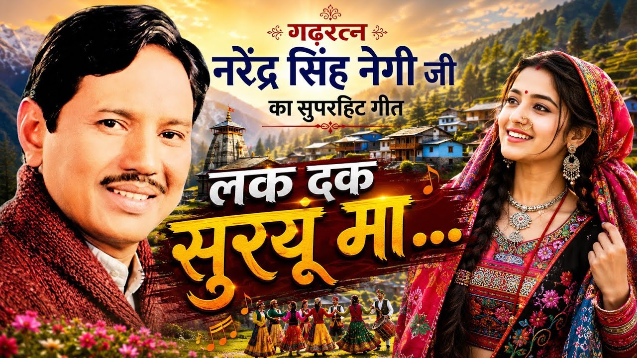 लक दक सुरैयों मा Lak Dak suraiyon ma Evergreen Garhwali Song by Narendra Singh Negi & Anuradha